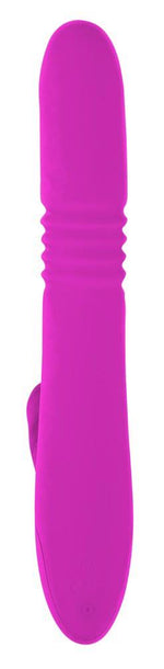 Vibrator USB cu aspect de iepuraș Thrusting Pearl Sweet Smile