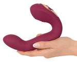 Vibrator Javida Thumping Shaking din silicon, în formă de iepuraș, 17 cm, USB