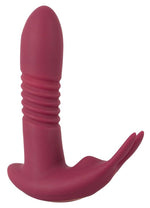 Vibrator din silicon Javida RC hands-free cu telecomandă USB