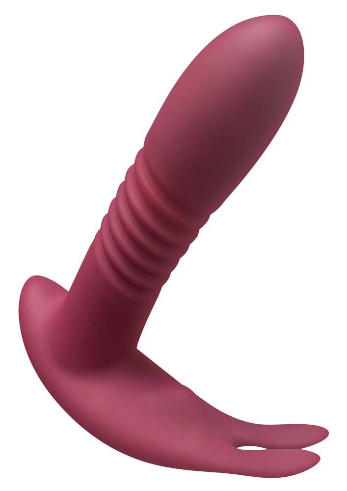 Vibrator din silicon Javida RC hands-free cu telecomandă USB