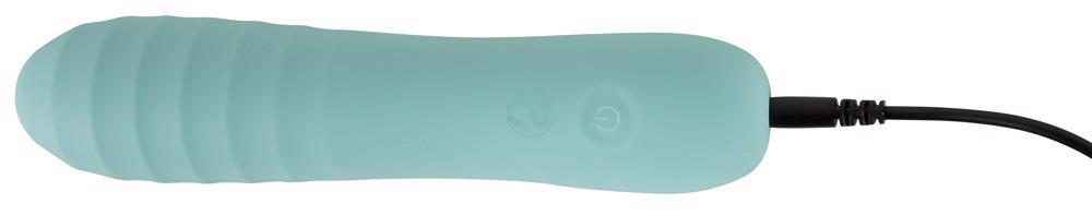 Vibrator Mini Cuties Softies din silicon cu USB, 16 cm