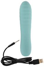 Vibrator Mini Cuties Softies din silicon cu USB, 16 cm