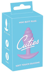 Dop anal mini din silicon violet Cuties 7,5 cm