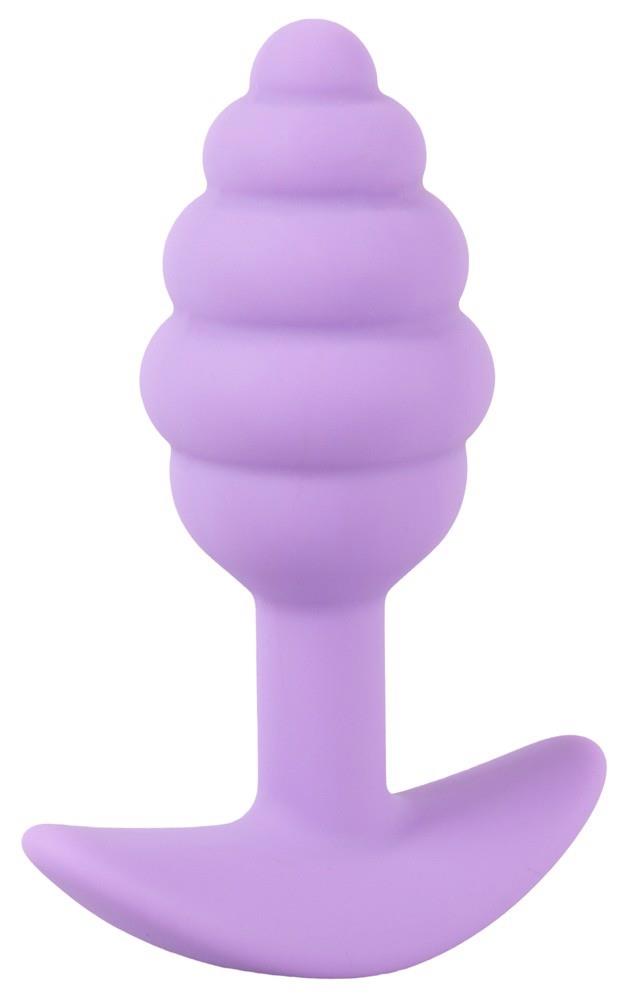 Dop anal mini din silicon violet Cuties 7,5 cm