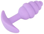 Dop anal mini din silicon violet Cuties 7,5 cm