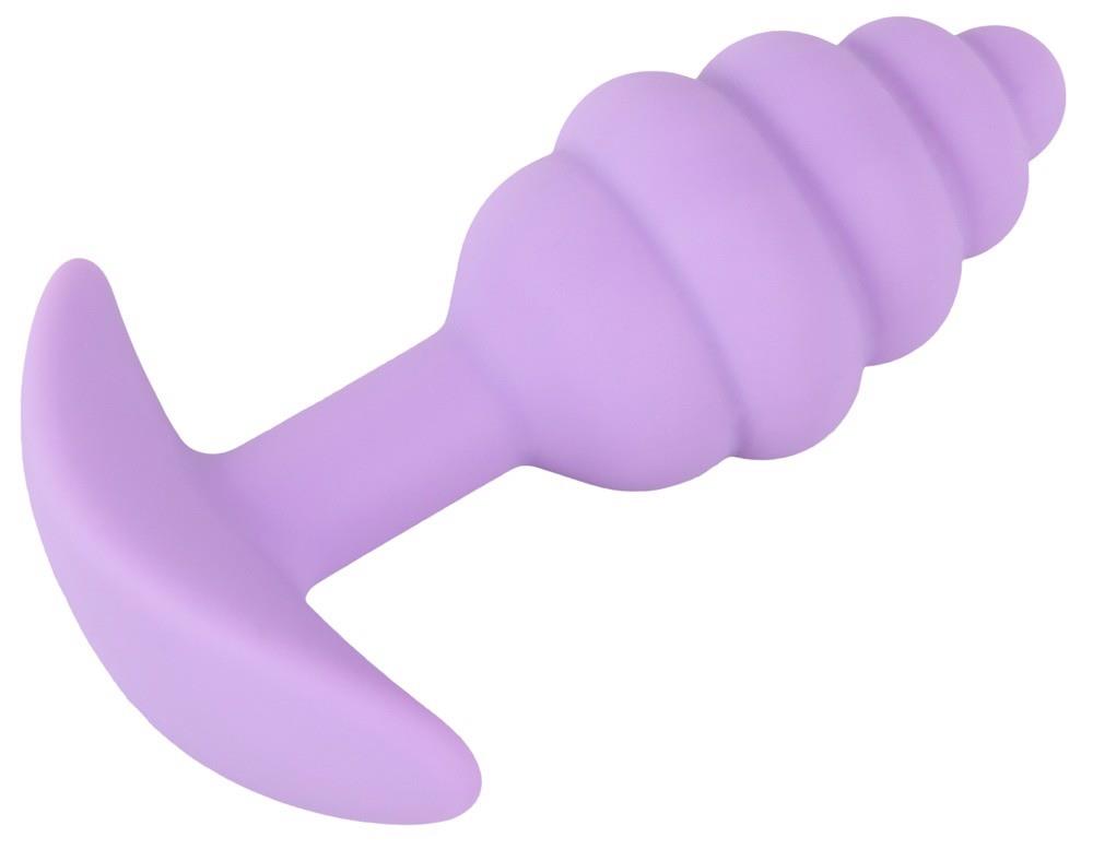 Dop anal mini din silicon violet Cuties 7,5 cm