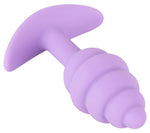 Dop anal mini din silicon violet Cuties 7,5 cm