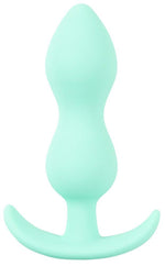 Plug anal mini din silicon Cuties verde 8 cm