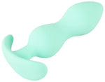 Plug anal mini din silicon Cuties verde 8 cm