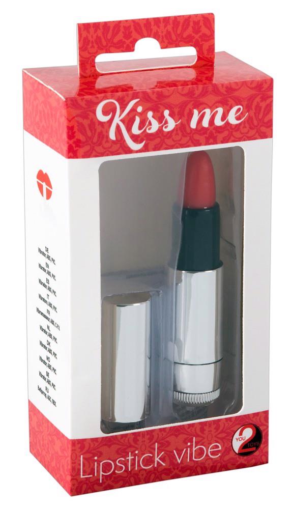 Vibrator ruj You2Toys roșu 8,7 cm