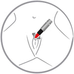 Vibrator ruj You2Toys roșu 8,7 cm