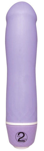 Vibrator mini Sweet Smile din silicon violet 12 cm