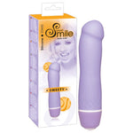 Vibrator mini Sweet Smile din silicon violet 12 cm