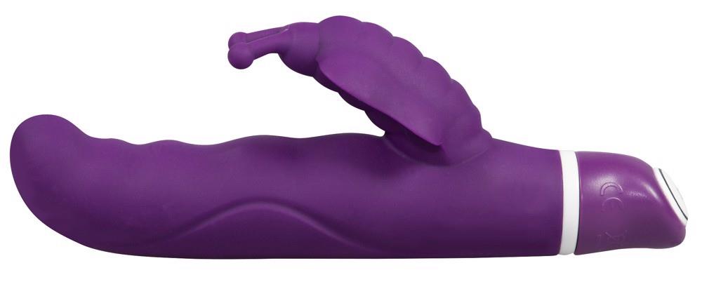 Vibrator fluture din silicon Sweet Smile G 15-5 cm