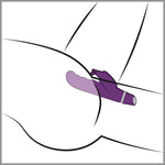 Vibrator fluture din silicon Sweet Smile G 15-5 cm