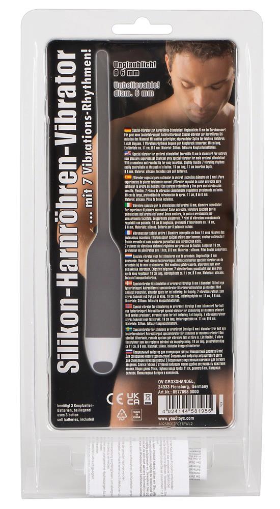 Dilatator vibrant You2Toys antracit 19 cm