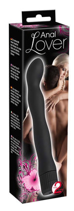 Vibrator anal You2Toys în formă de val, negru, 18 cm, cu baterii