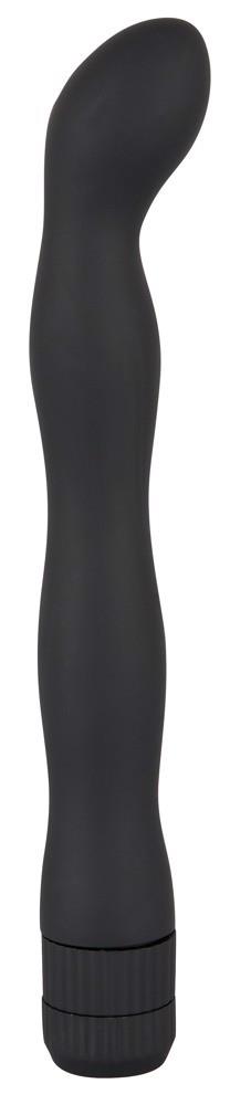 Vibrator anal You2Toys în formă de val, negru, 18 cm, cu baterii