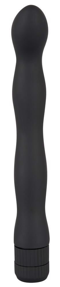 Vibrator anal You2Toys în formă de val, negru, 18 cm, cu baterii