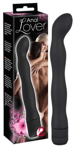 Vibrator anal You2Toys în formă de val, negru, 18 cm, cu baterii