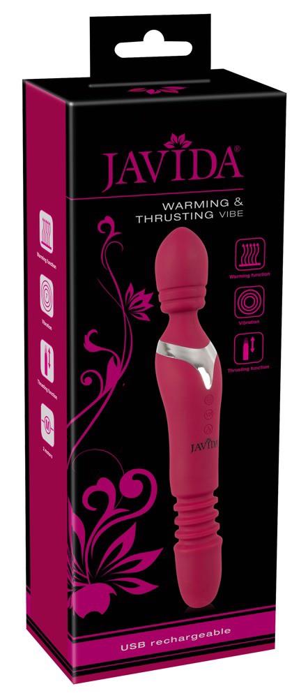 Vibrator Javida Warming Thrust 27cm USB