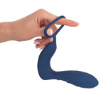Plug vibrant pentru prostată cu inel pentru penis