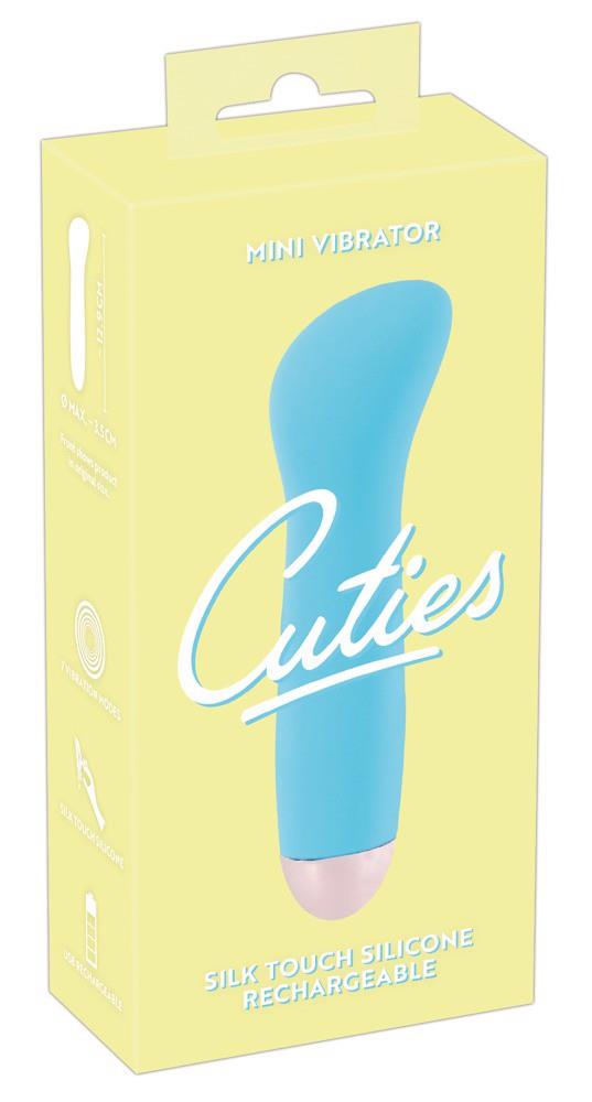 Vibrator Mini Cuties Albastru USB 12,9 cm