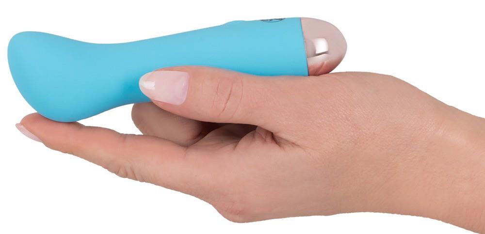 Vibrator Mini Cuties Albastru USB 12,9 cm