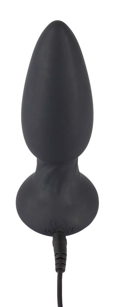 Plug anal rotativ Black Velvets cu telecomandă USB 14 cm