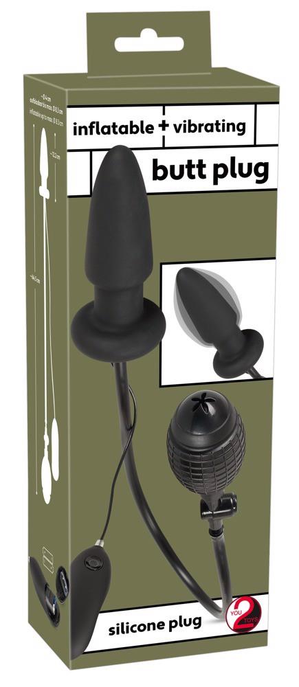 You2Toys Dop anal vibrant gonflabil cu 7 moduri, telecomandă