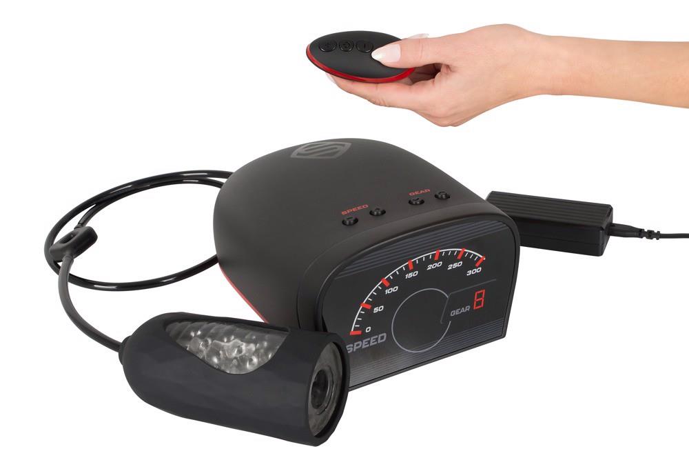 Masturbator vibrant Suck O Mat 2.0 cu telecomandă USB