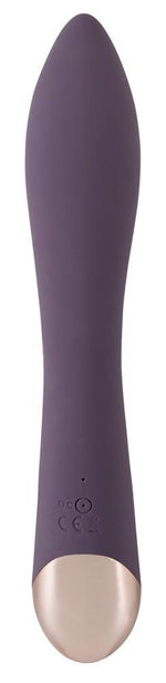 Vibrator cu ventoză din silicon pentru punctul G, USB, 21 cm