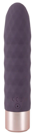 Vibrator Diamond Vibe cu valuri din silicon, USB, 15 cm