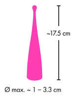 Vibrator USB cu punct din silicon Couples Choice 17,5 cm