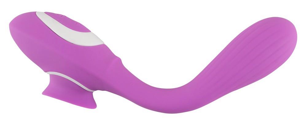 Vibrator flexibil cu 2 funcții