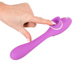 Vibrator flexibil cu 2 funcții