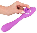 Vibrator flexibil cu 2 funcții