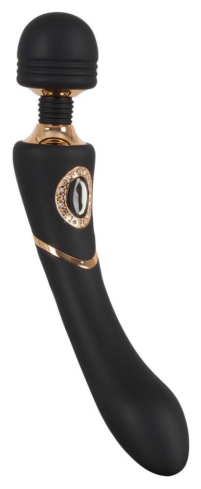 Masaj cu baghetă USB Cleopatra din silicon, 24 cm