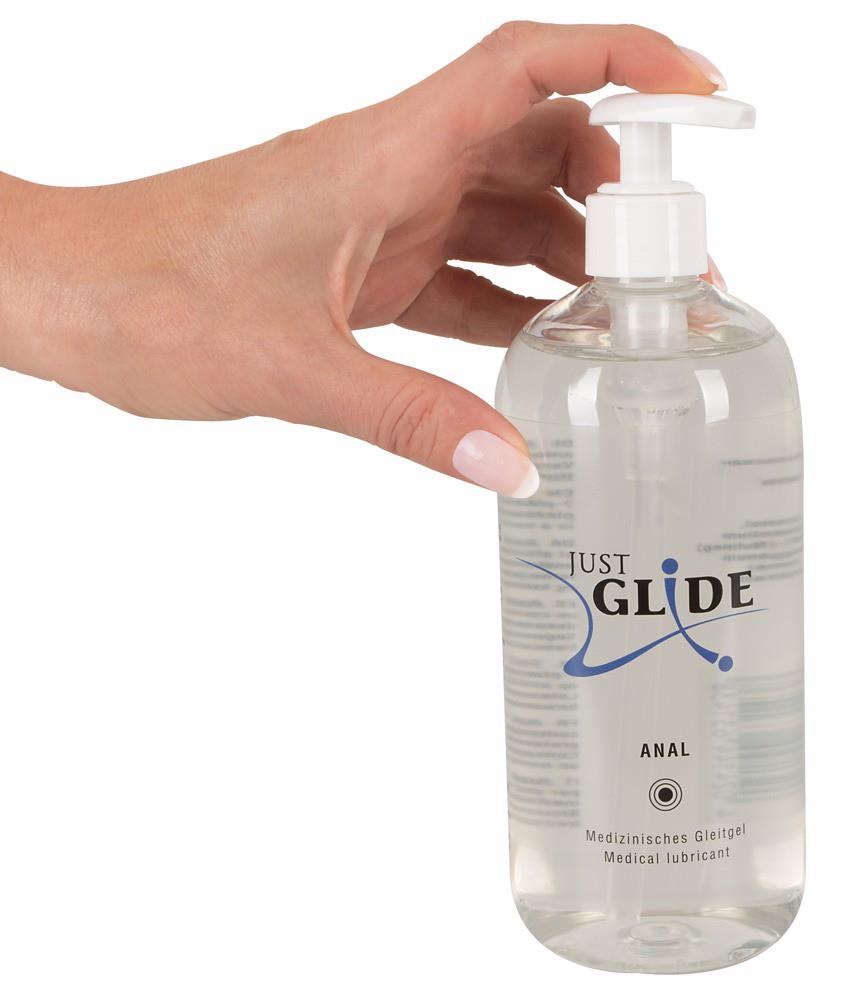 Lubrifiant anal pe bază de apă Just Glide 500 ml