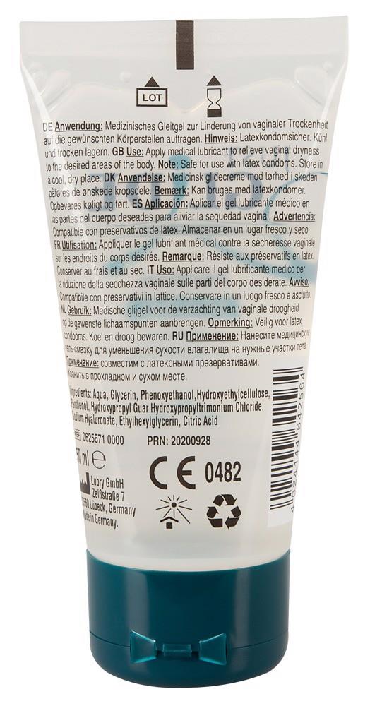 Gel hidratant cu acid hialuronic premium Just Glide 50 ml