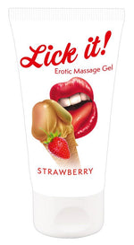 Linge-l! Gel de masaj cu căpșuni 50 ml