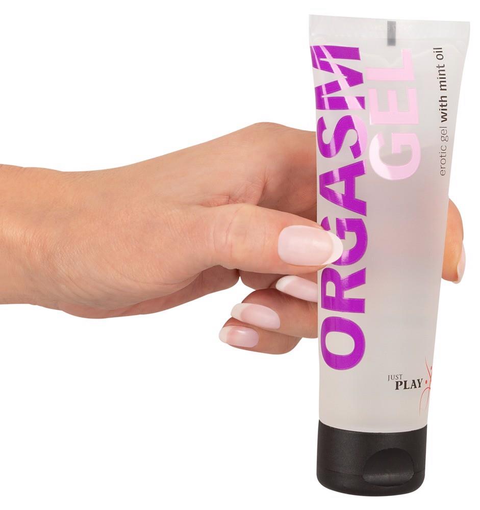 Gel Orgasmic cu Mentă Just Play 80 ml