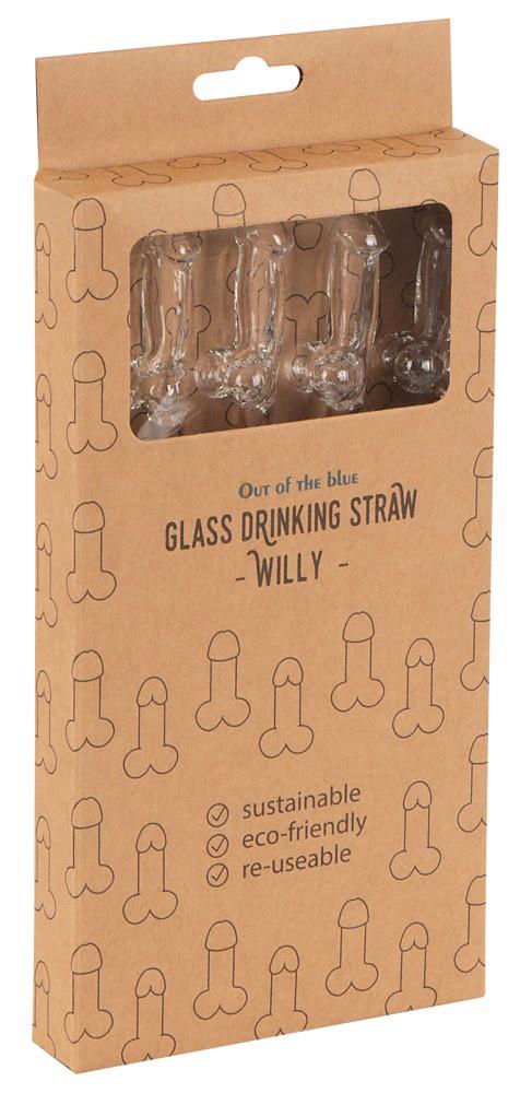 Paie de băut Willy Glass 21,5 cm 4 bucăți