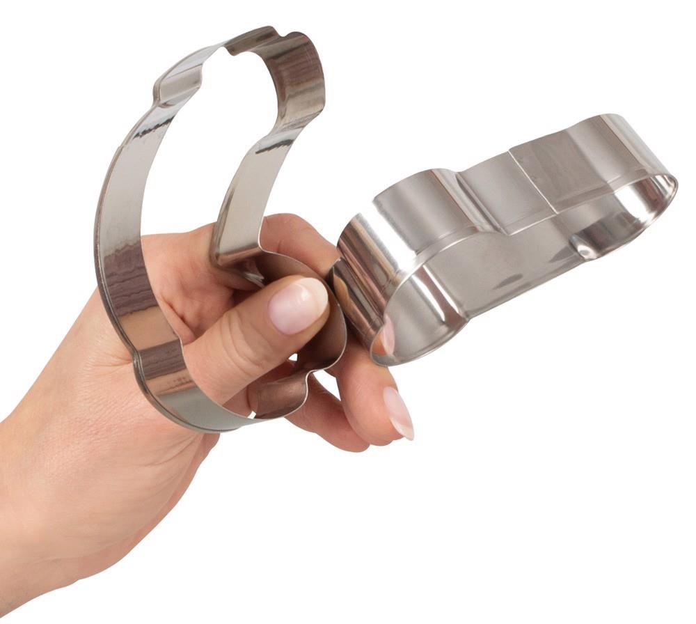 Set de 2 forme metalice pentru biscuiți, 10 cm
