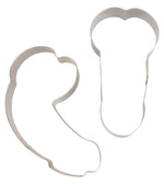 Set de 2 forme metalice pentru biscuiți, 10 cm