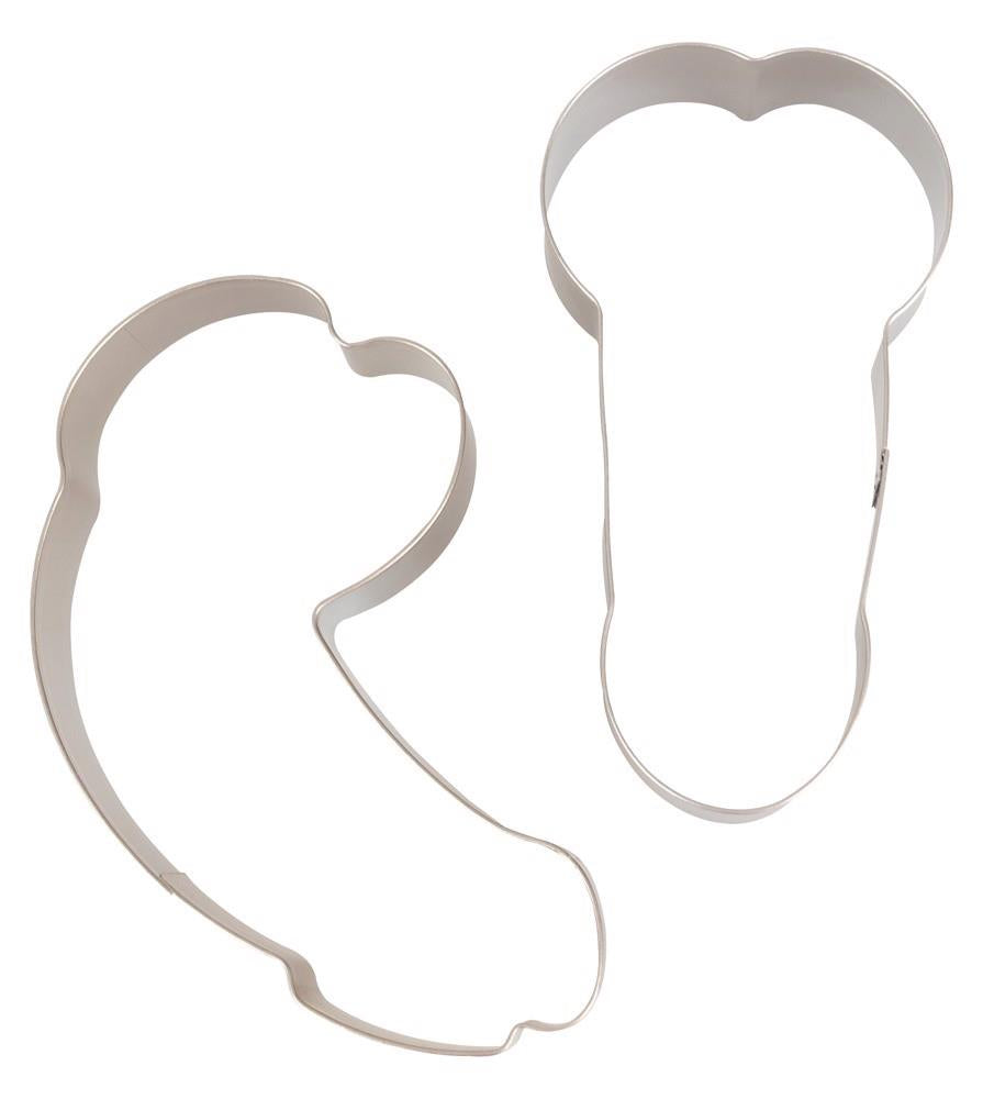Set de 2 forme metalice pentru biscuiți, 10 cm