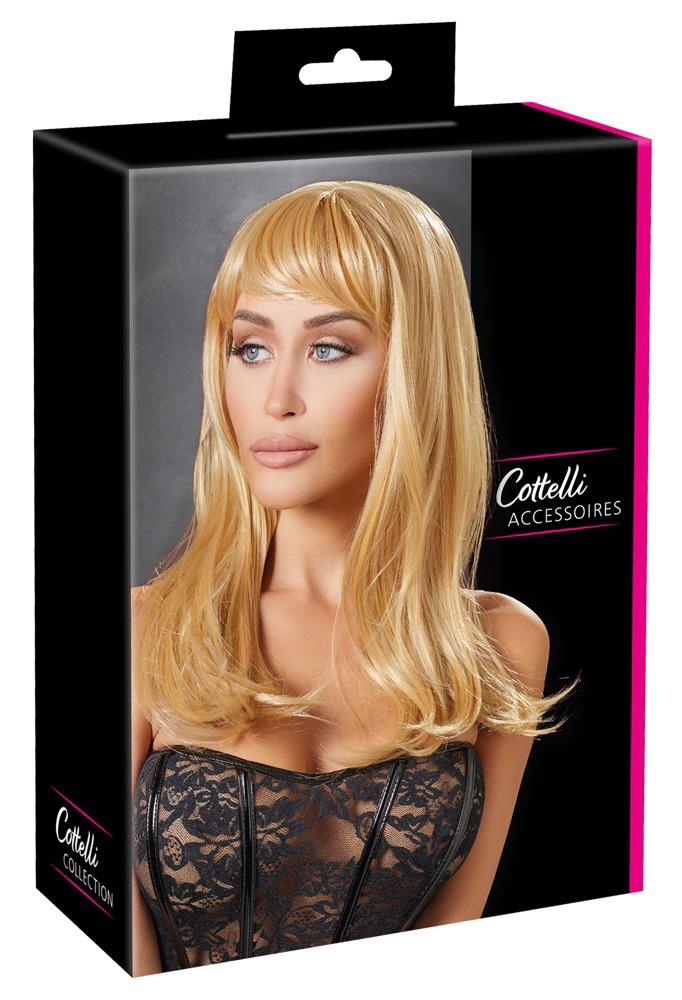 Perucă lungă blondă Cottelli Accessoires 45 cm