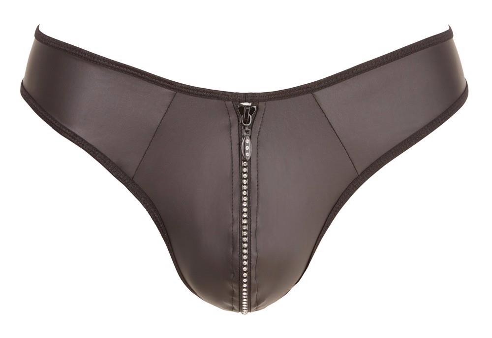 Tanga Svenjoyment pentru bărbați cu fermoar strălucitor, mărimea L
