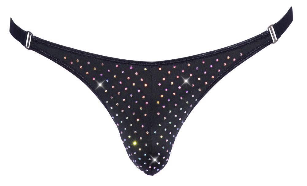 Tanga bărbătească Svenjoyment cu pietre strălucitoare, mărimea S