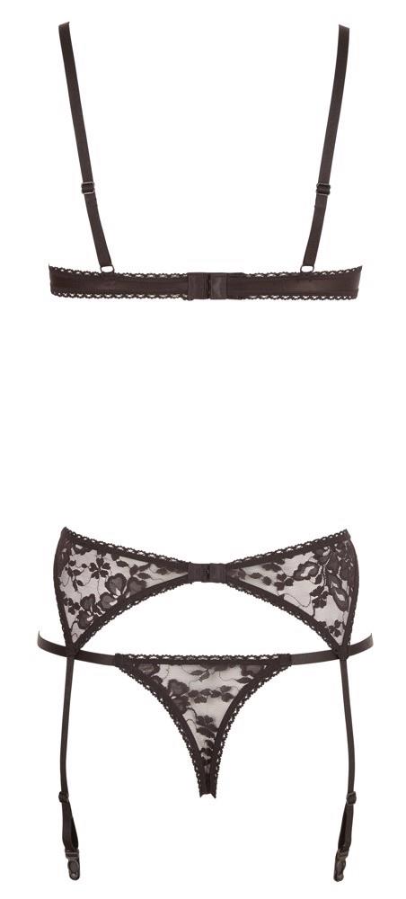 Set lenjerie intimă Cottelli neagră 75B